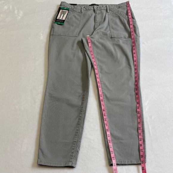 Banana Republic Ladies' High Rise Twill Pants, Light Gray, Size 12, NWT - Picture 13 of 16